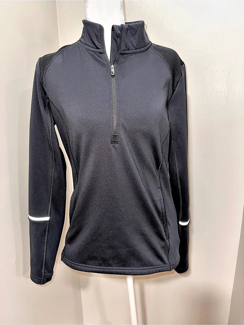 Lole Black Half-Zip Athletic Top Size Medium